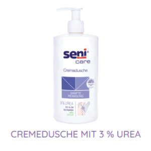 Cremedusche mit 3 % Urea