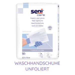 Waschhandschuhe unfoliert